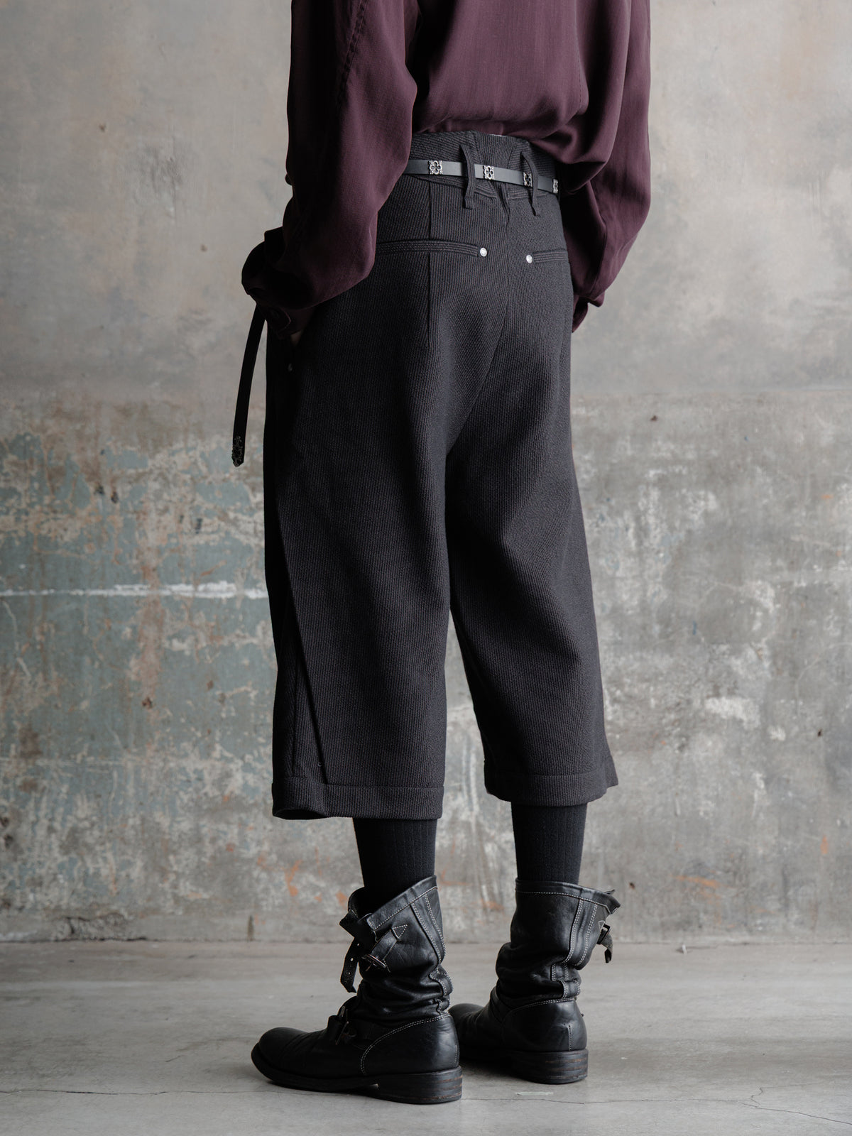 26FW｜Pleats Boot Shorts