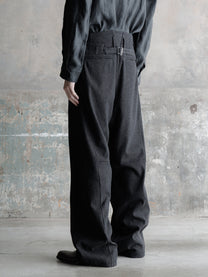 26FW｜Embroidered Overlock Trousers