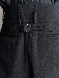 26FW｜Embroidered Overlock Trousers