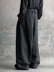 26FW｜Foldable Waist Embroidered Trousers