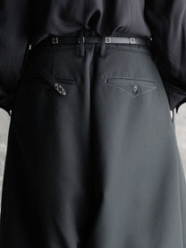 26FW｜Foldable Waist Embroidered Trousers