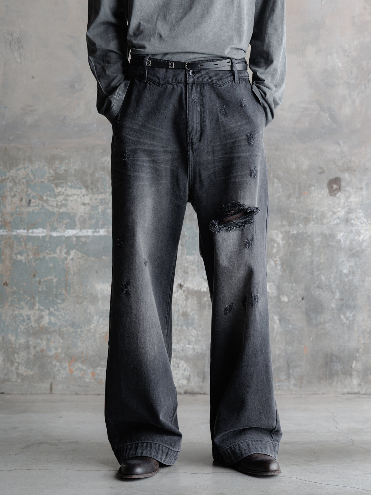 26FW｜Faded Black Denim