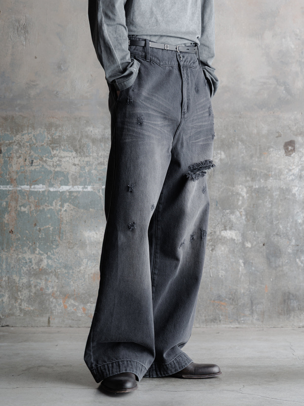26FW｜Faded Black Denim