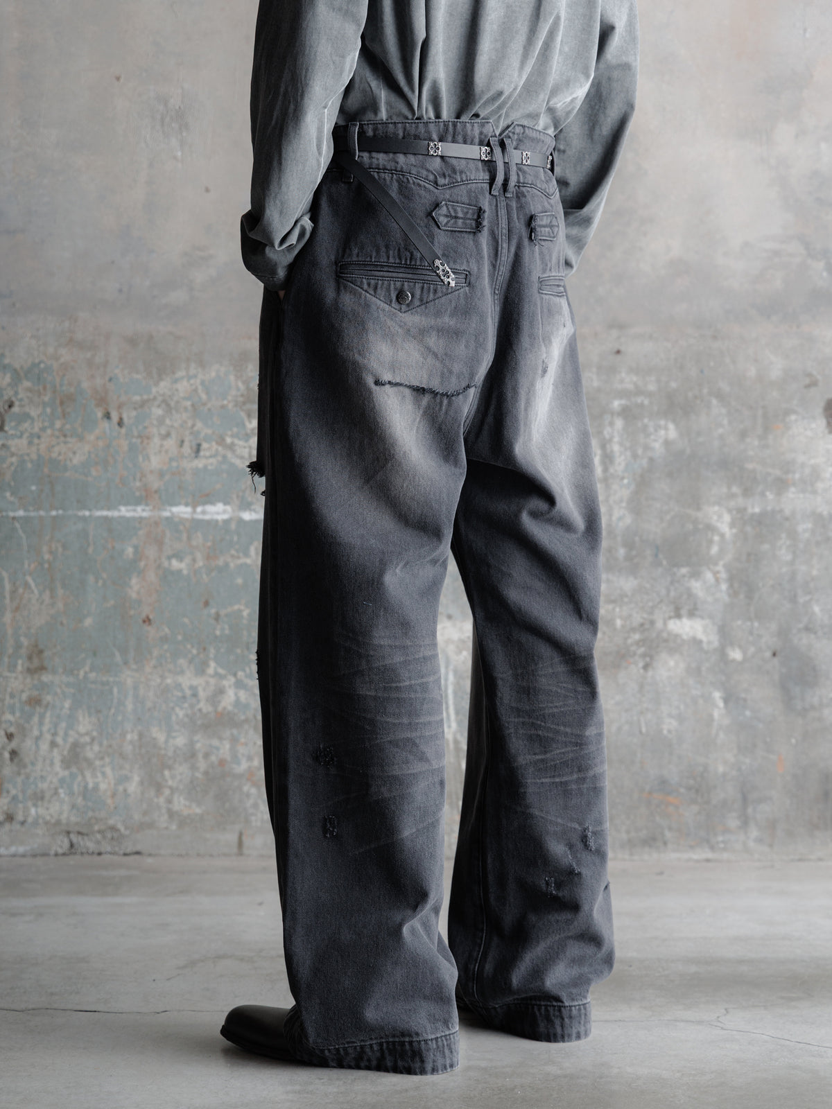 26FW｜Faded Black Denim