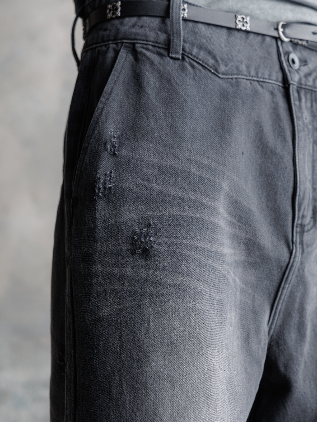 26FW｜Faded Black Denim