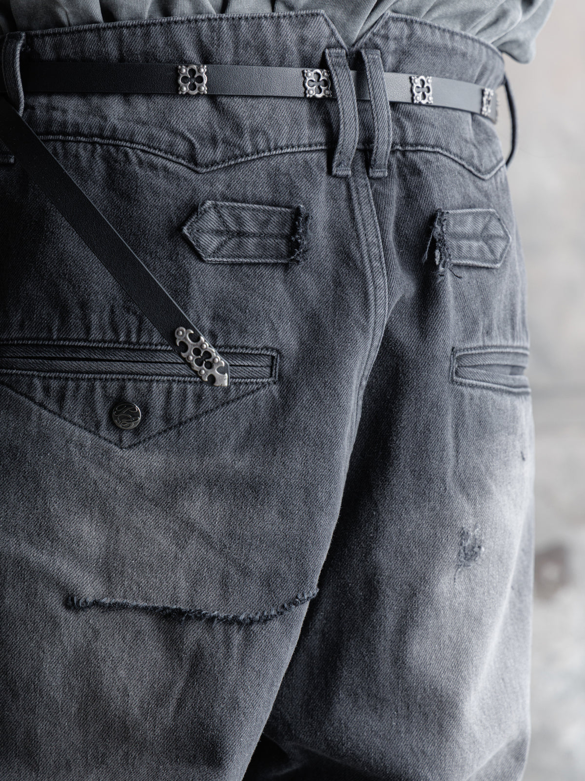 26FW｜Faded Black Denim