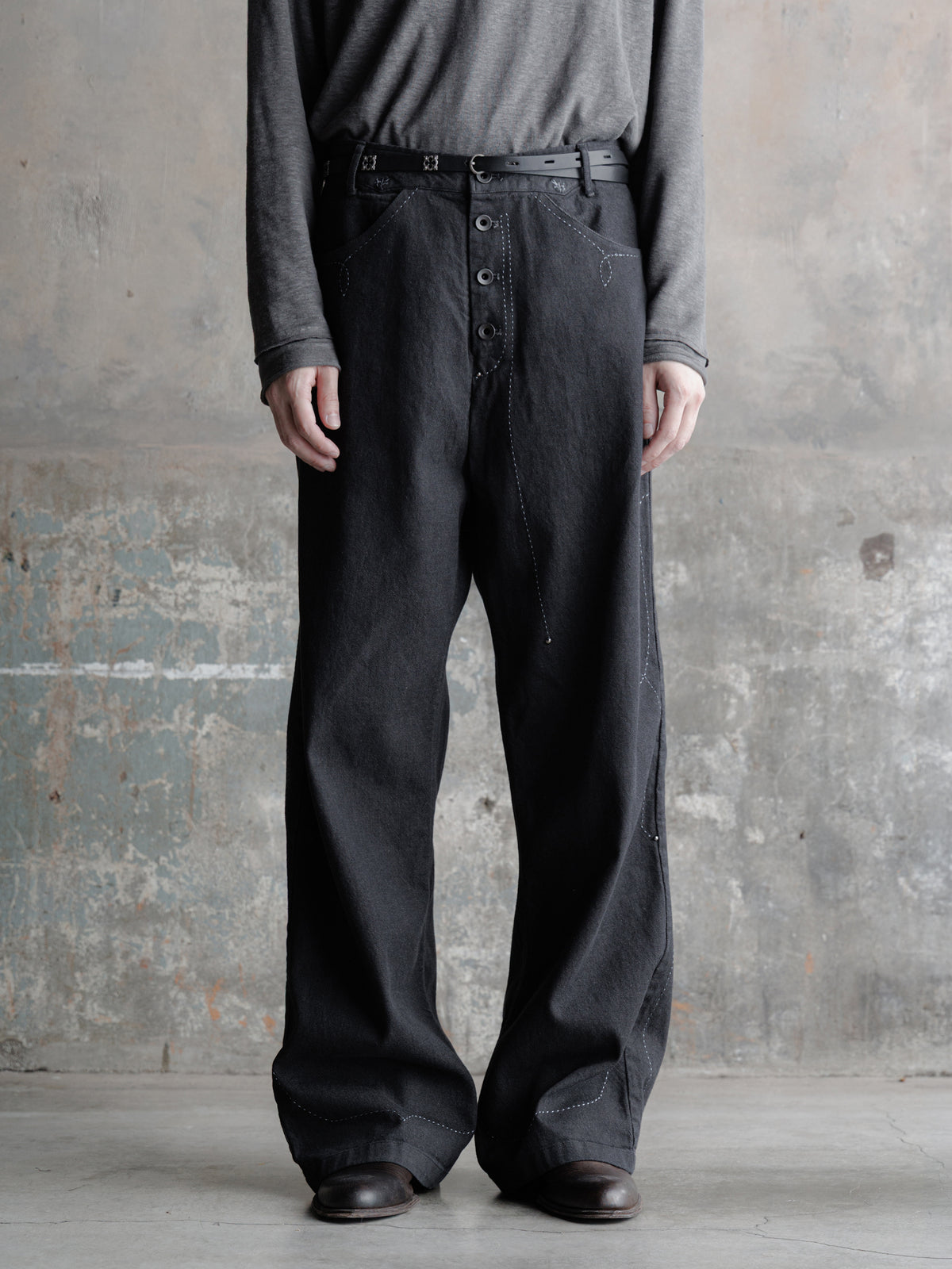 26FW｜Embellished Regular Buckleback