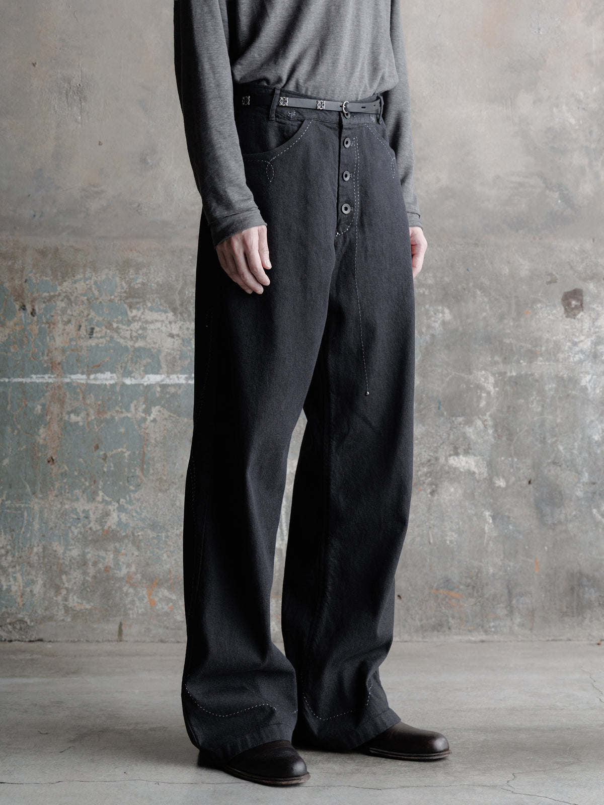 26FW｜Embellished Regular Buckleback