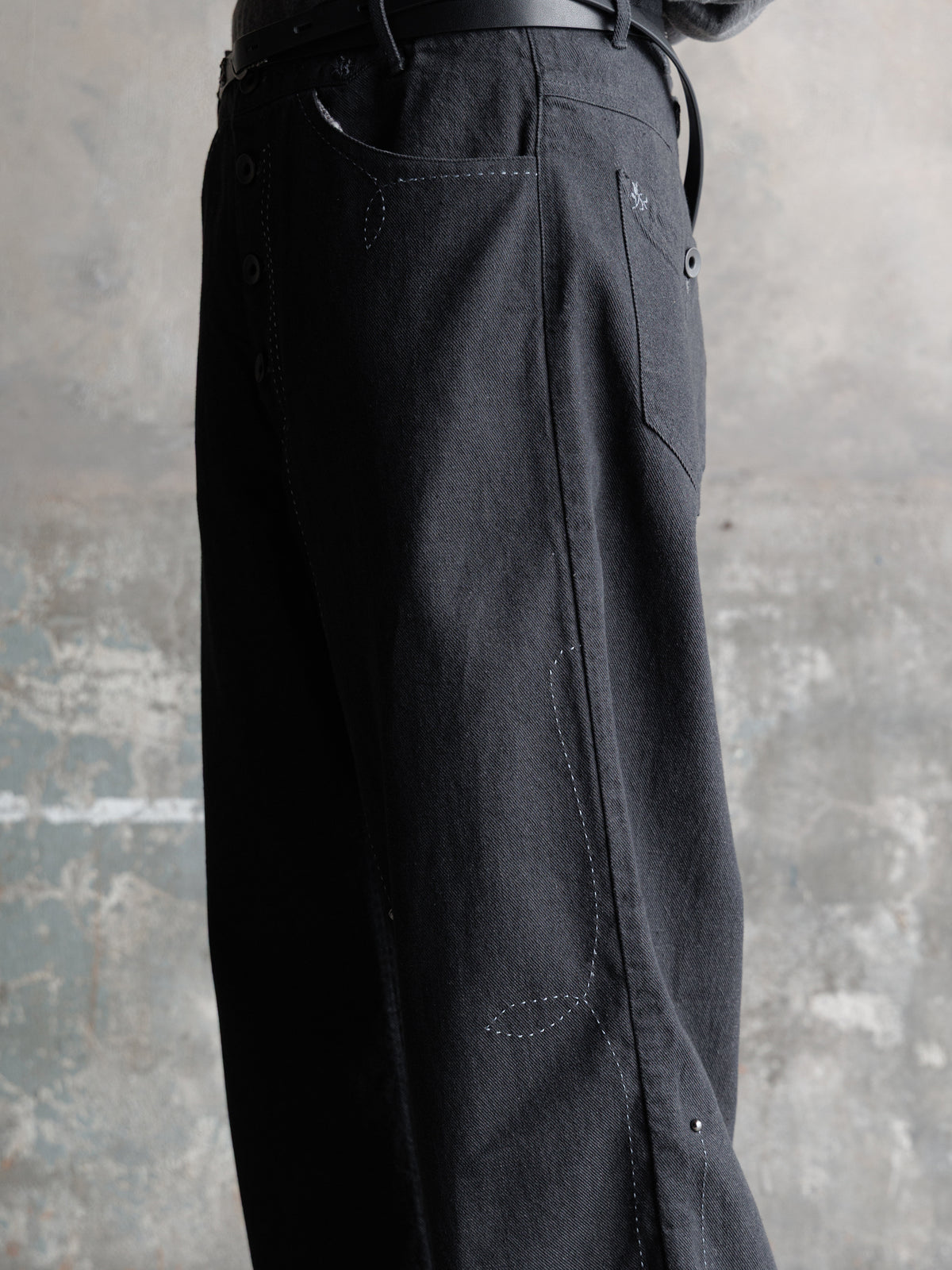 26FW｜Embellished Regular Buckleback