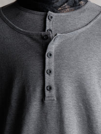 26FW｜Double Layered Henley (Grey)