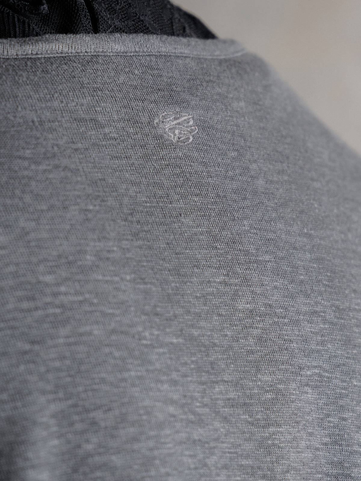 26FW｜Double Layered Henley (Grey)