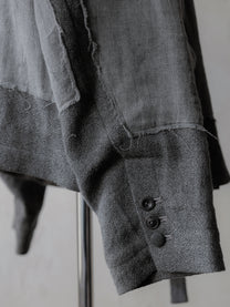 Forgotten Materials WMS｜Asymmetric Single-Breasted Mandarin JKT
