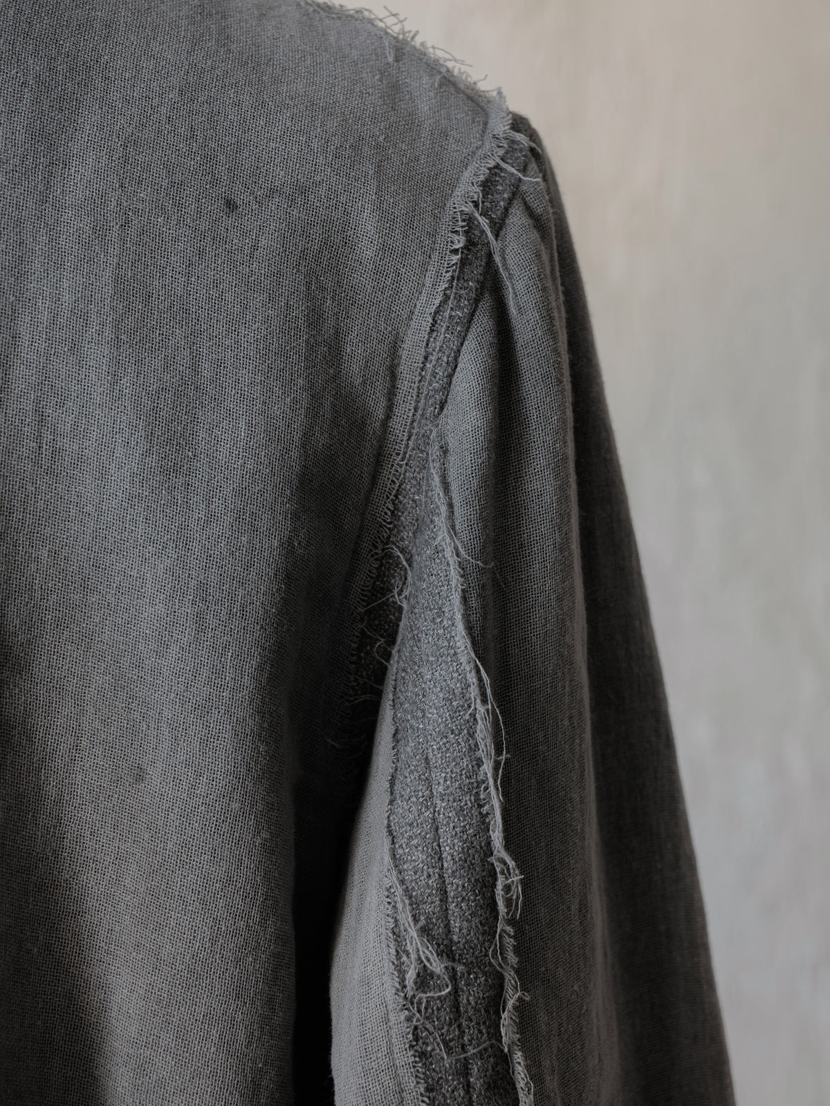 Forgotten Materials WMS｜Asymmetric Single-Breasted Mandarin JKT