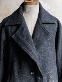 Forgotten Materials WMS｜Convertible Collar Tweed Belted Coat