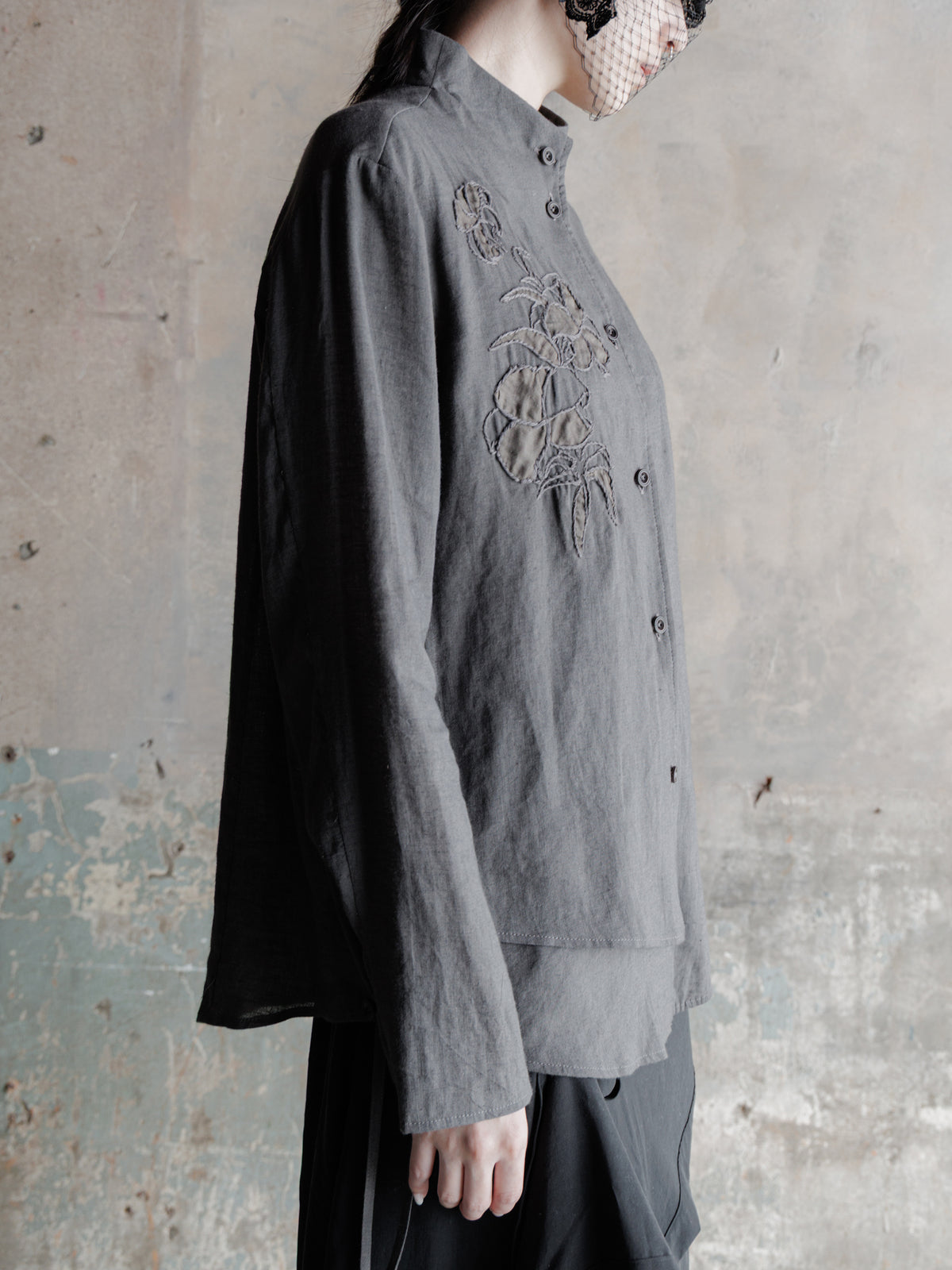 Forgotten Materials WMS｜Hand-Sewn Carved Layer Shirt