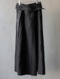 Forgotten Materials WMS｜Hand-Sewn Carved Pleats Skirt