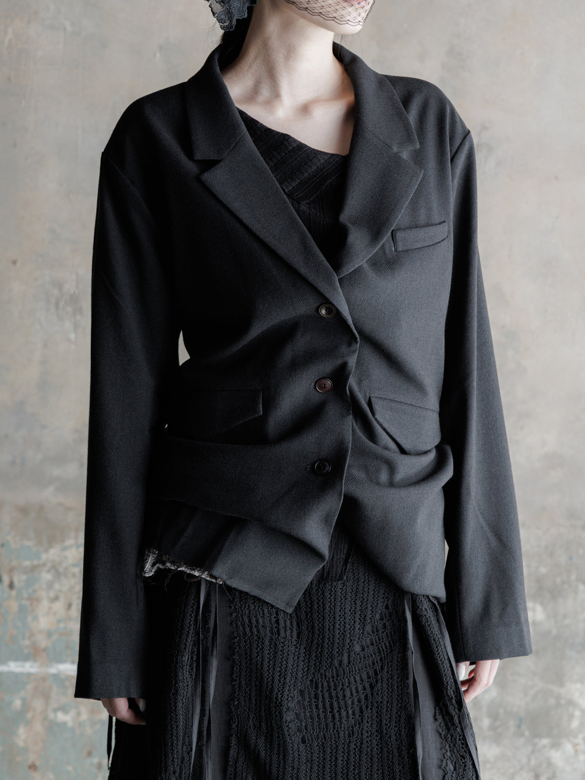 26FW WMS｜Deconstructed Tailored Blazer