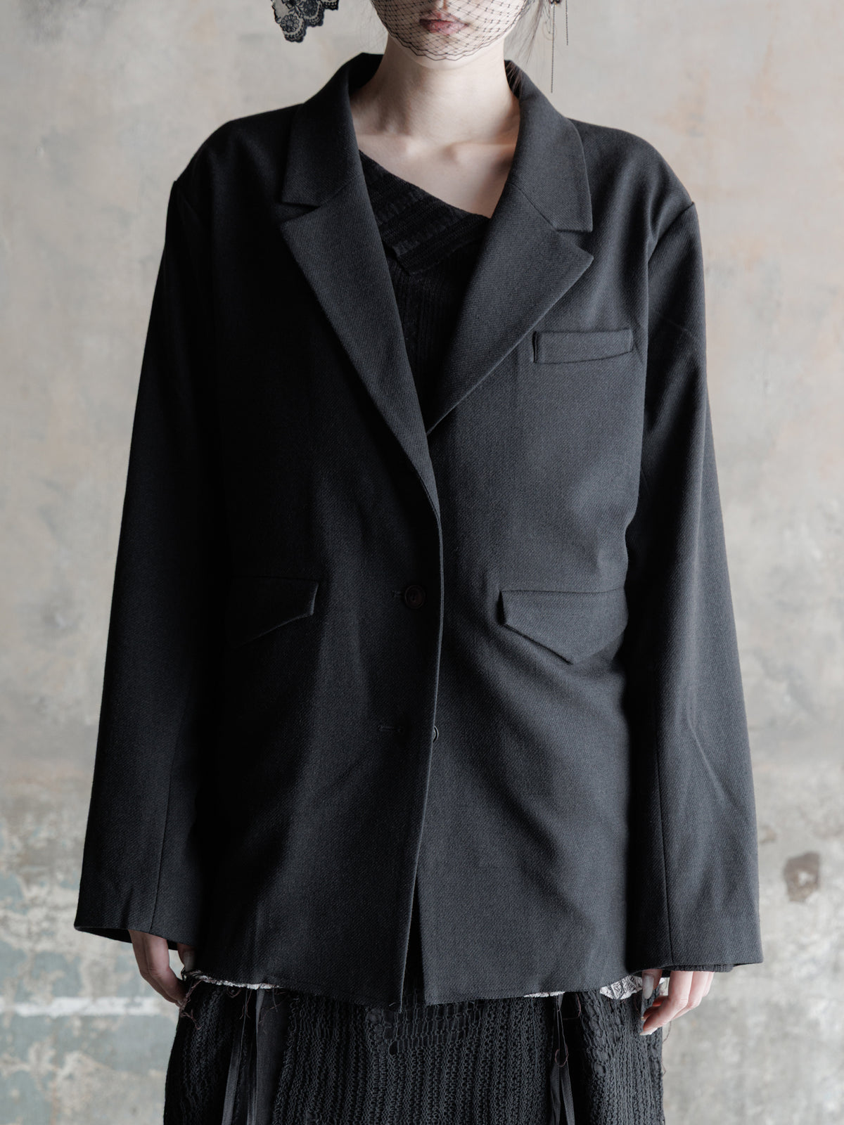 26FW WMS｜Deconstructed Tailored Blazer