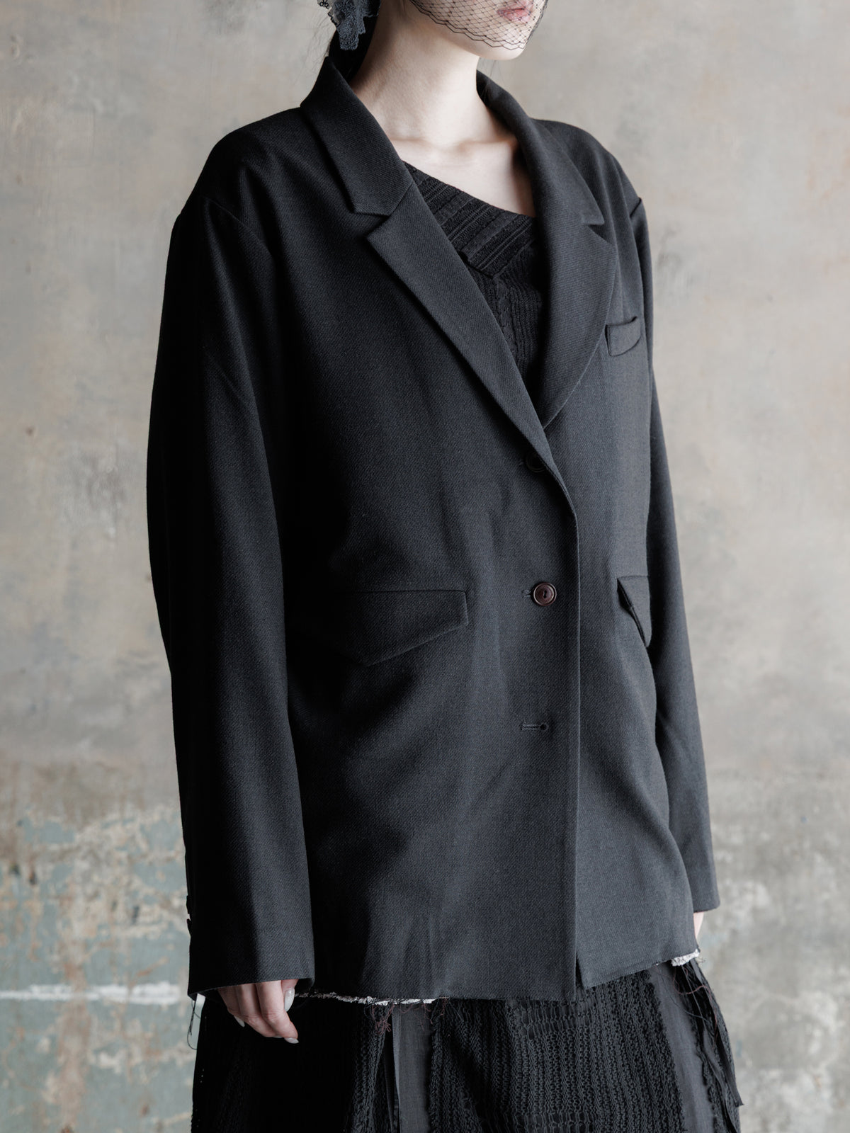 26FW WMS｜Deconstructed Tailored Blazer