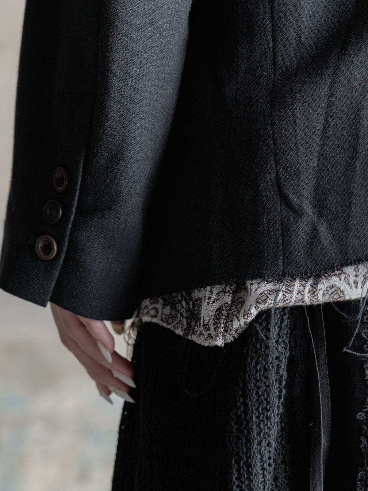 26FW WMS｜Deconstructed Tailored Blazer