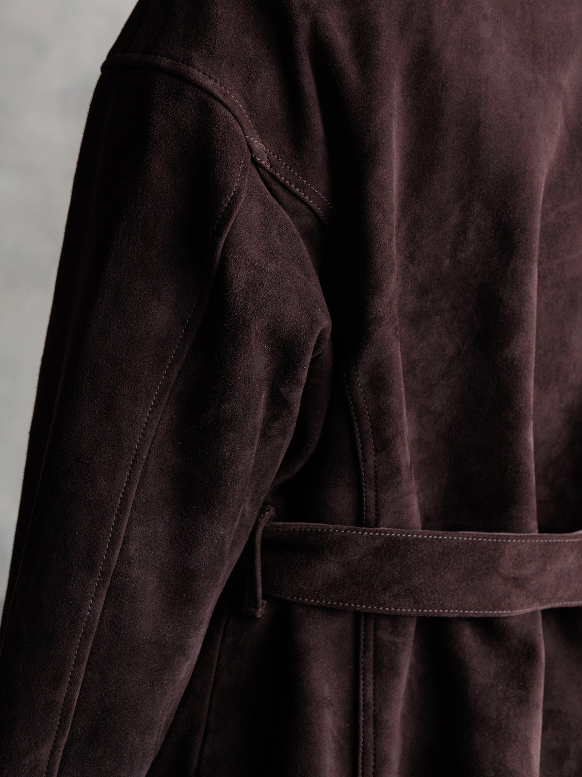 26FW WMS｜Belted Suede JKT