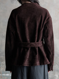 26FW WMS｜Belted Suede JKT