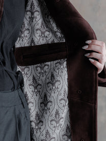26FW WMS｜Belted Suede JKT