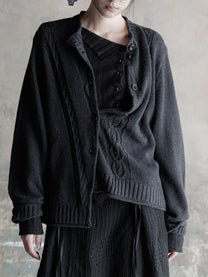 26FW WMS｜Textured Twist Cardigan