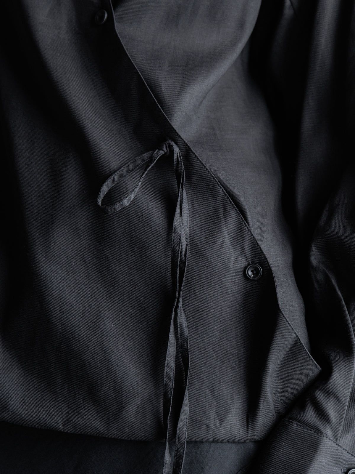 26FW WMS｜Folded Front Asymmetric Shirt