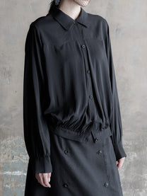 26FW WMS｜Pleated Puff Shirt