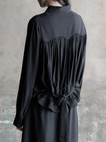 26FW WMS｜Pleated Puff Shirt