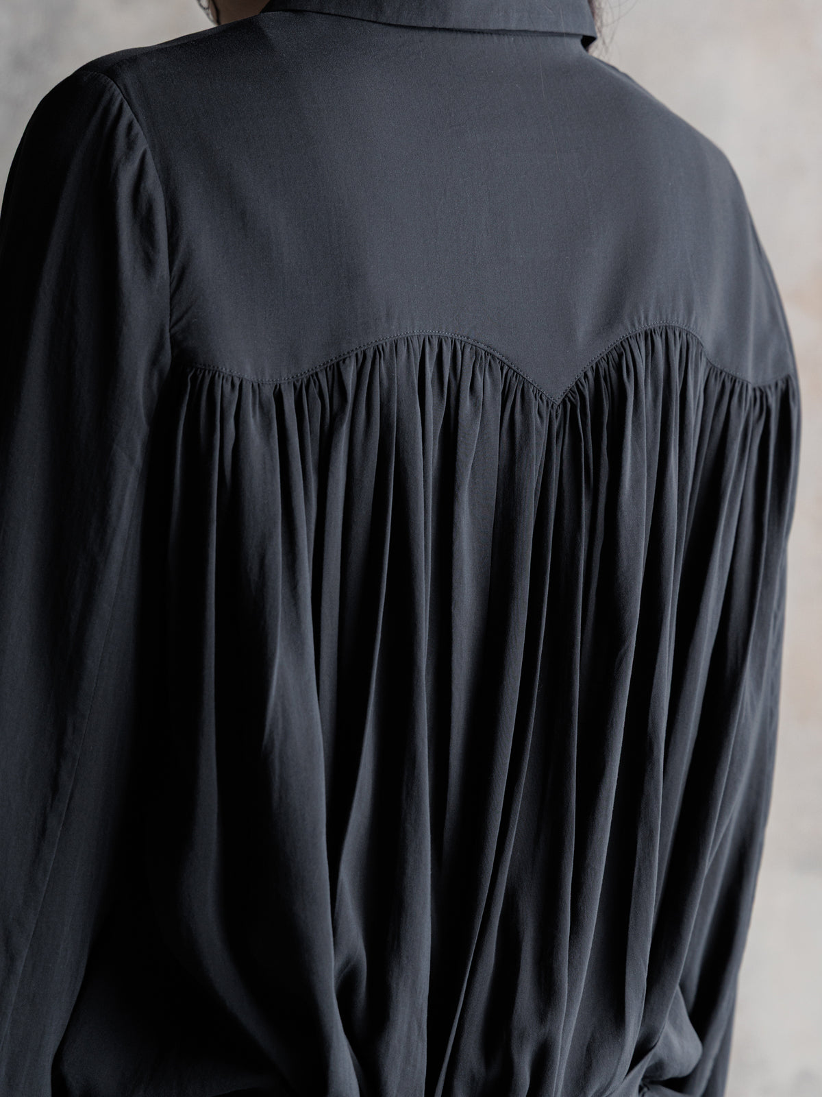 26FW WMS｜Pleated Puff Shirt