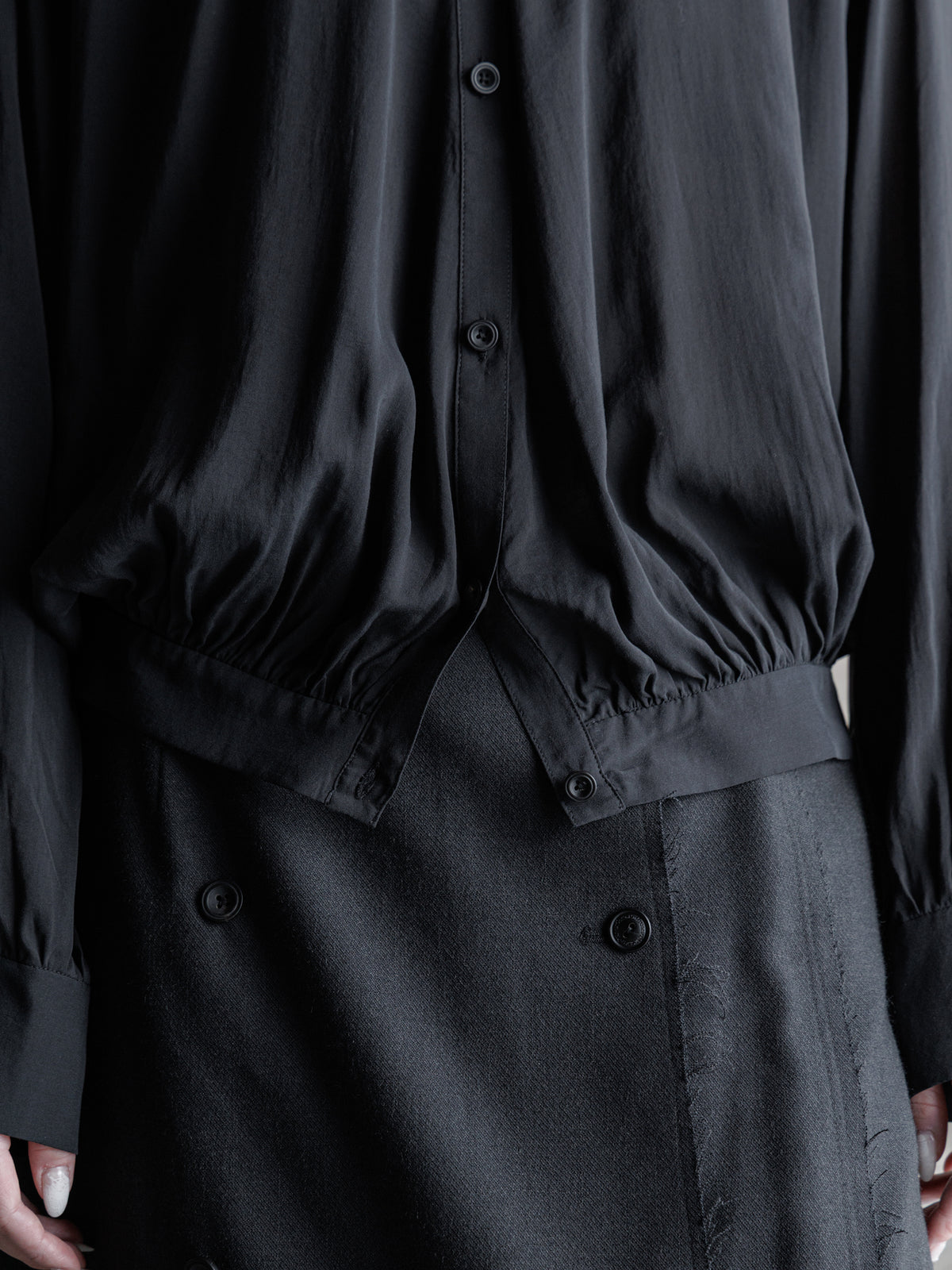 26FW WMS｜Pleated Puff Shirt