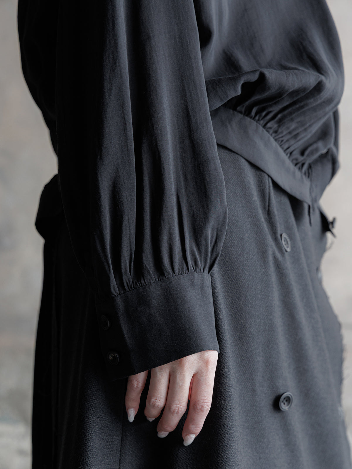 26FW WMS｜Pleated Puff Shirt