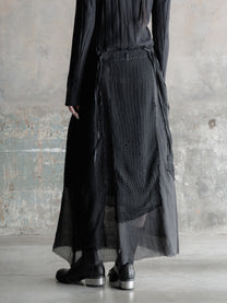 26FW WMS｜Knit Panel Tie Skirt