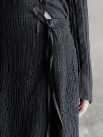 26FW WMS｜Knit Panel Tie Skirt