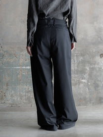 26FW WMS｜Belted Pleats Trousers