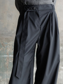 26FW WMS｜Belted Pleats Trousers
