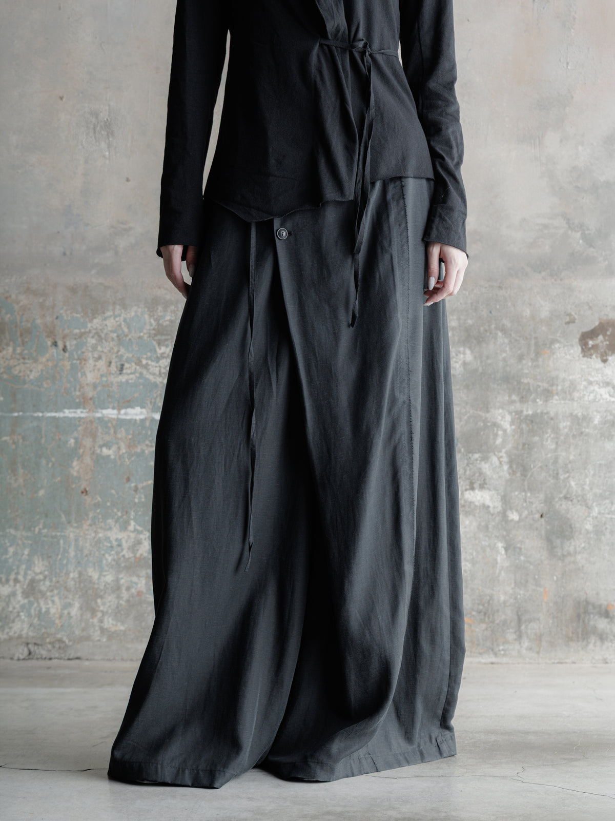 26FW WMS｜Asymmetric Wrap Skirt-Pant
