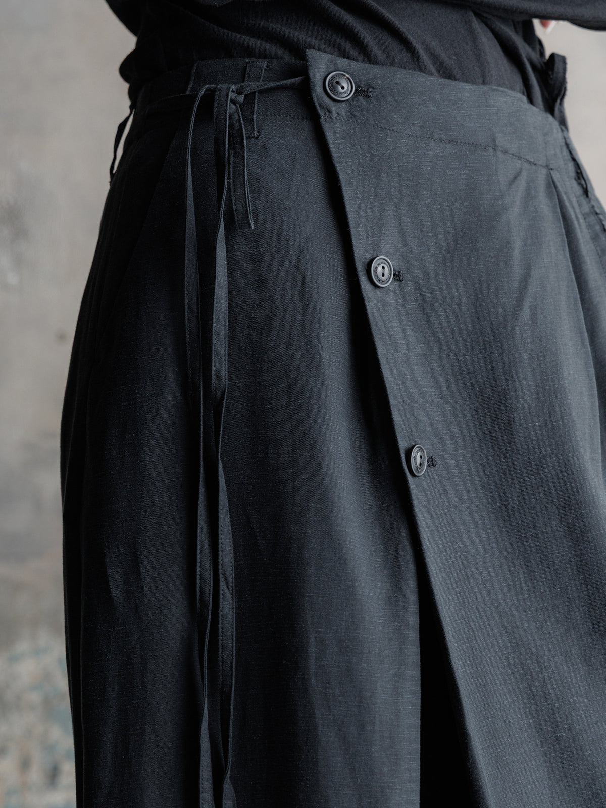 26FW WMS｜Asymmetric Wrap Skirt-Pant