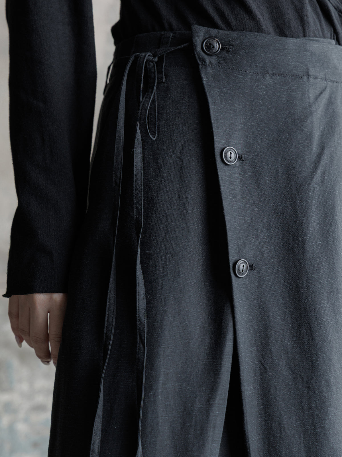 26FW WMS｜Asymmetric Wrap Skirt-Pant
