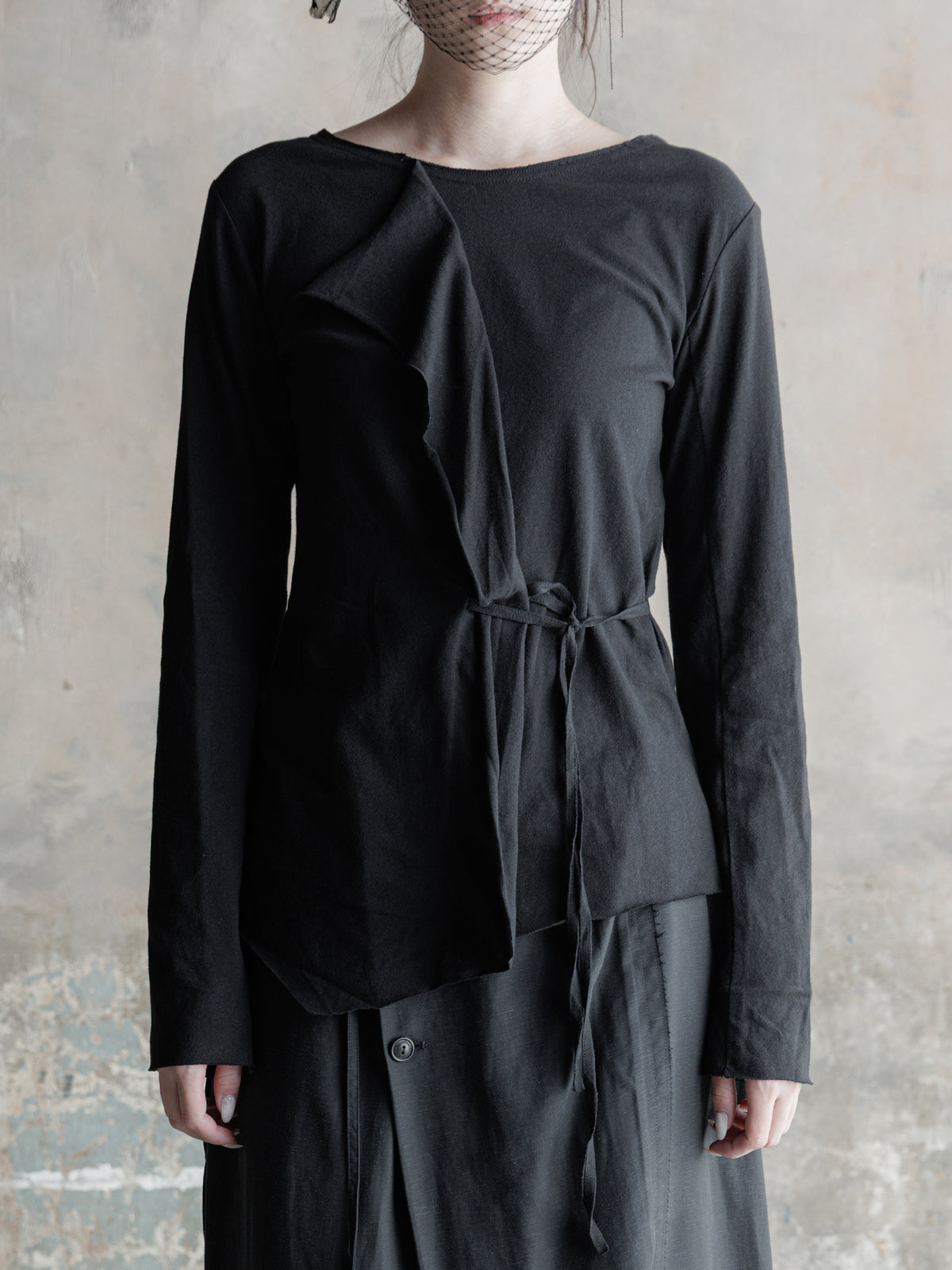 26FW WMS｜Petal Drape Top