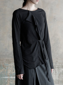 26FW WMS｜Petal Drape Top