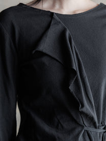 26FW WMS｜Petal Drape Top