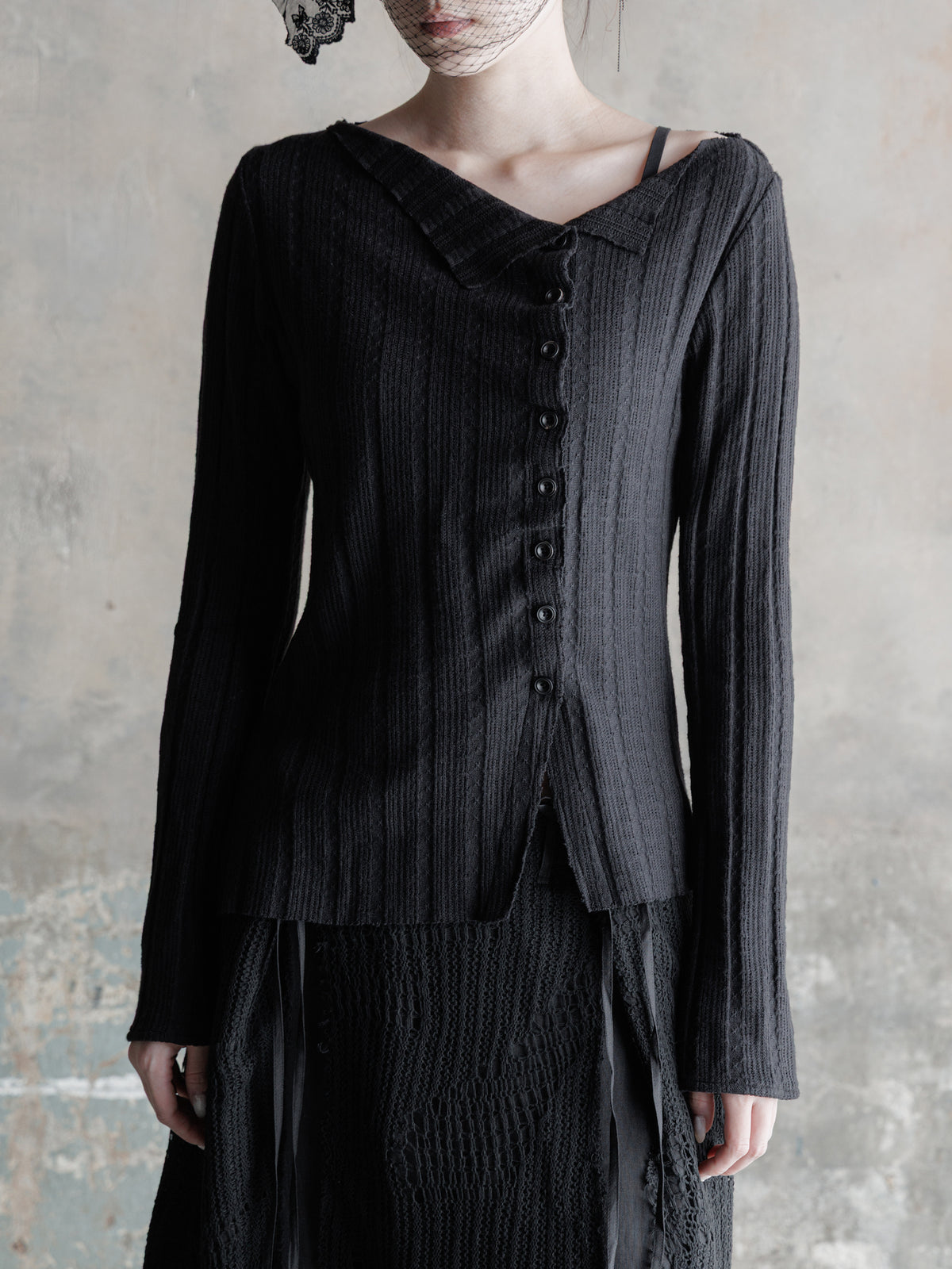 26FW WMS｜Tailored Gathered Top