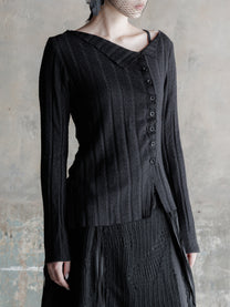 26FW WMS｜Tailored Gathered Top
