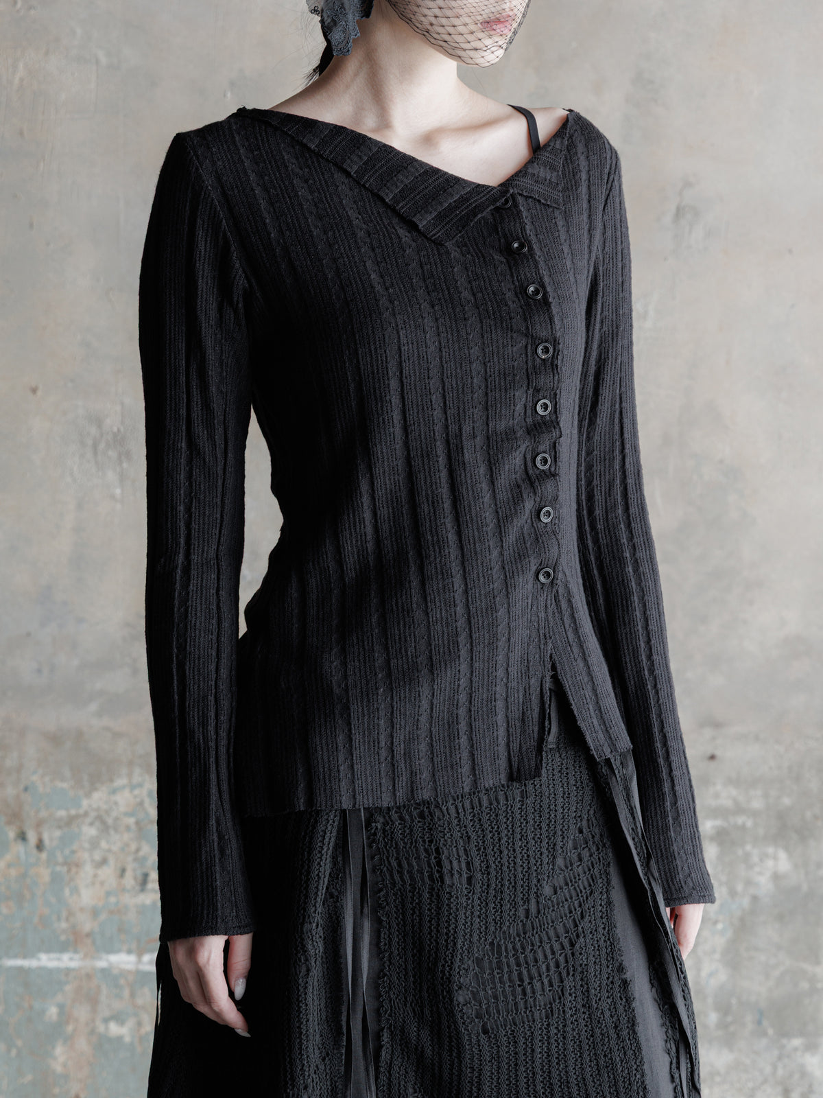 26FW WMS｜Tailored Gathered Top