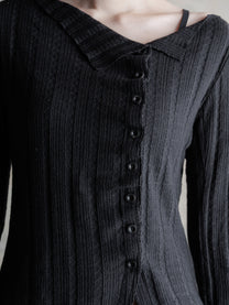 26FW WMS｜Tailored Gathered Top