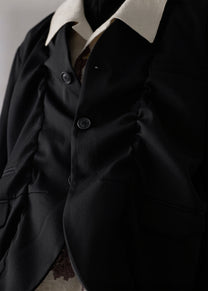 22FW｜Drawstring Bondage Strap Blazer