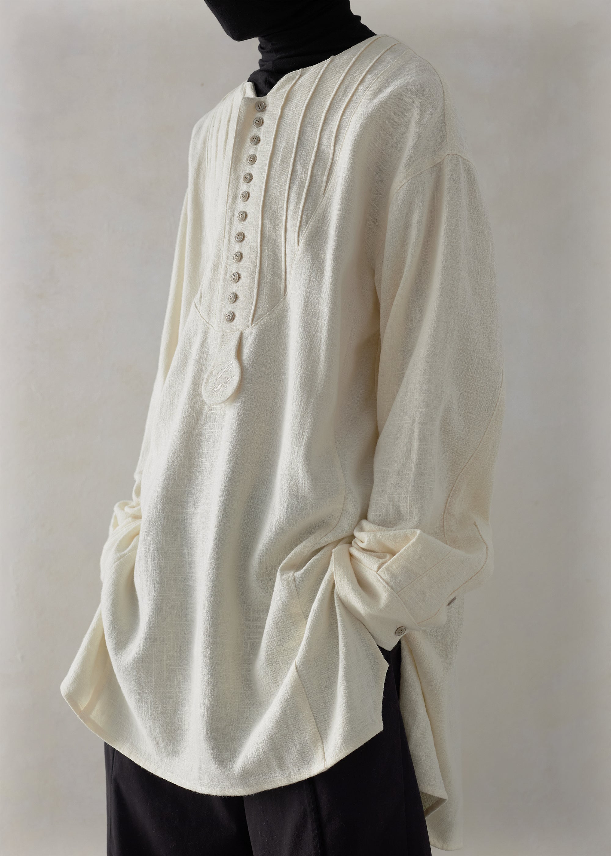 22FW｜Oversized Dress Tunic (Beige)